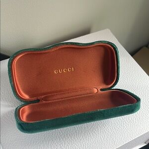 Gucci Green Eyewear Case